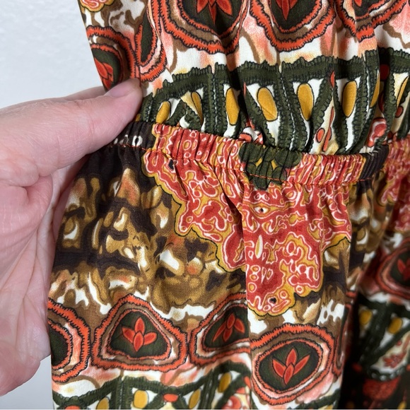 Forever 21+ Bohemian Orange Mini Tank Dress Women’s Plus Size 2X - Picture 3 of 9